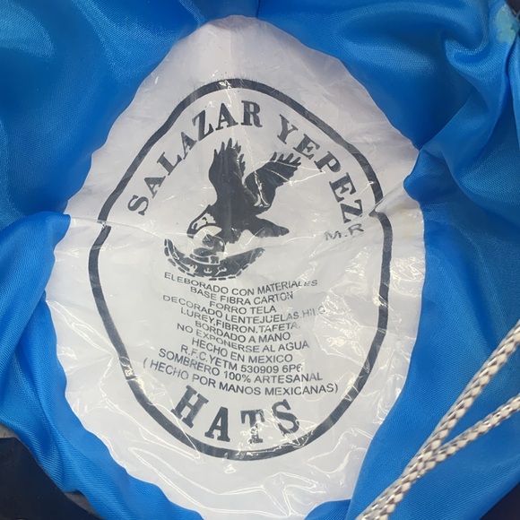 Salazar Yepez Pink Silver Sombrero Hat Made in Mexico HT6832 - Picture 9 of 14